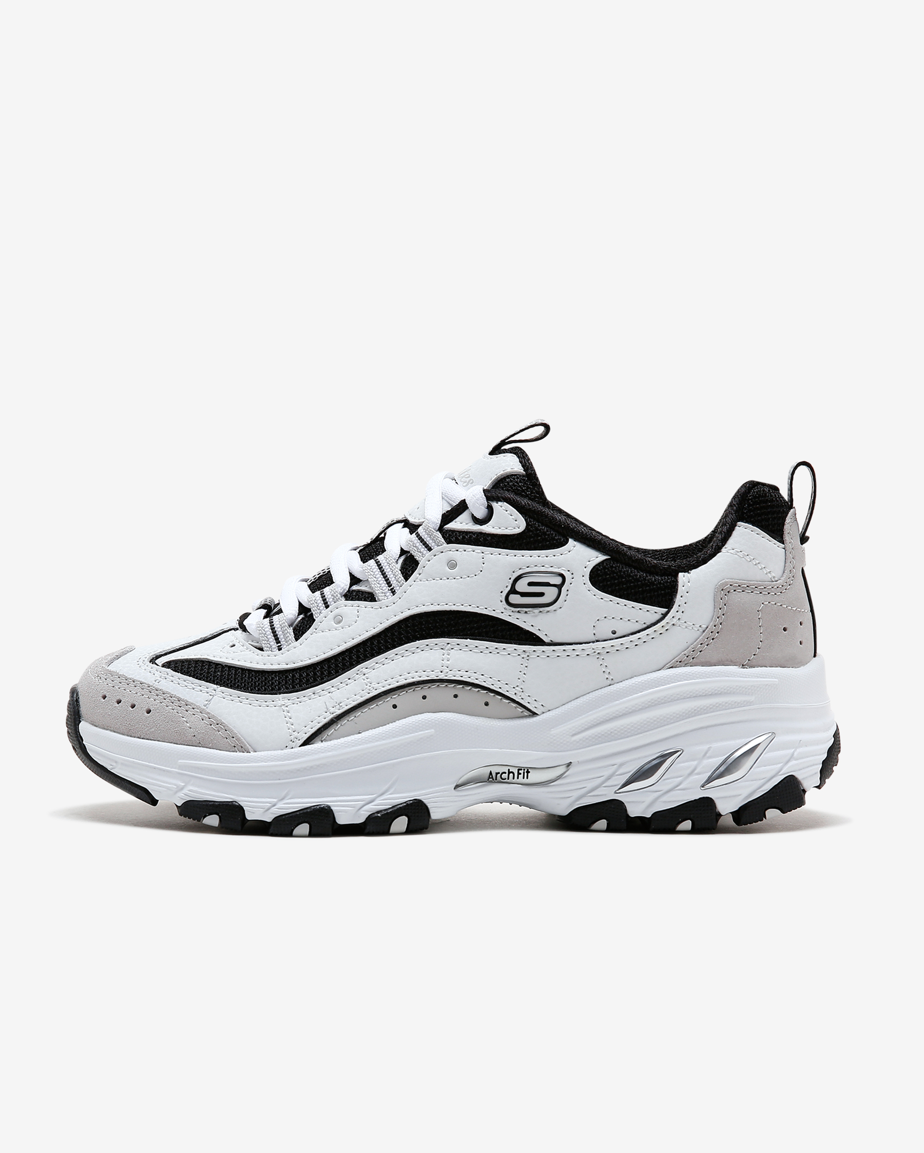 Beyaz skechers cheap d lites